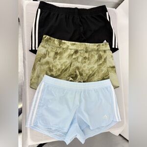 ADIDAS Aeroready 3 Pack Women Bundle Linerless Athletic Shorts